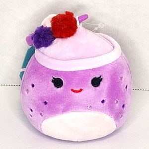VIE 🫐 Berry Smoothie Drink Clip Original Squishmallow by Kelly Toy ☆》NWT《☆